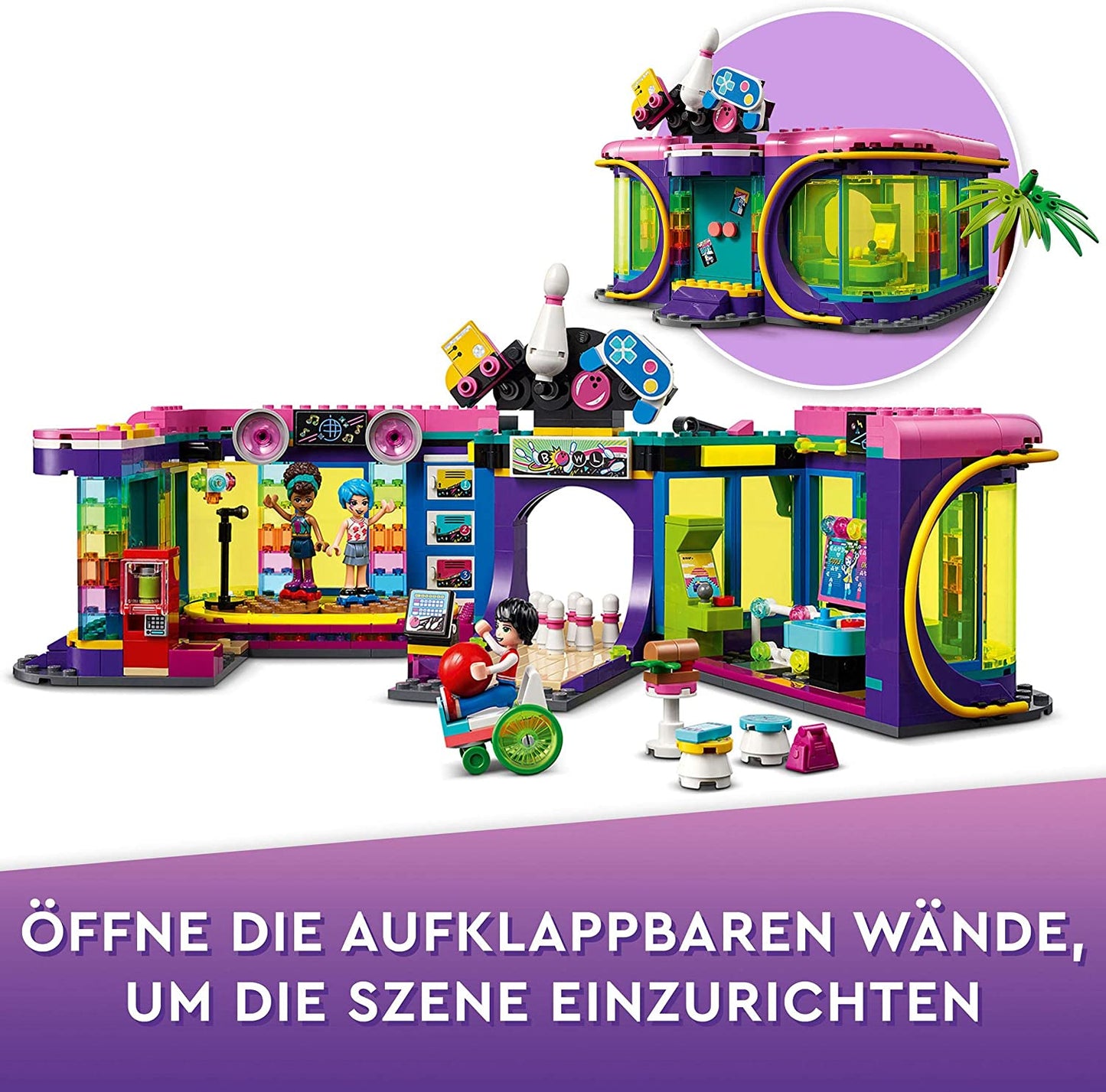 41708 Friends Rollschuhdisco, Konstruktionsspielzeug