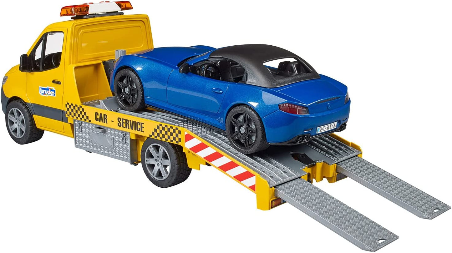 MB Sprinter Autotransporter mit Light & Sound Modul , Modellfahrzeug
