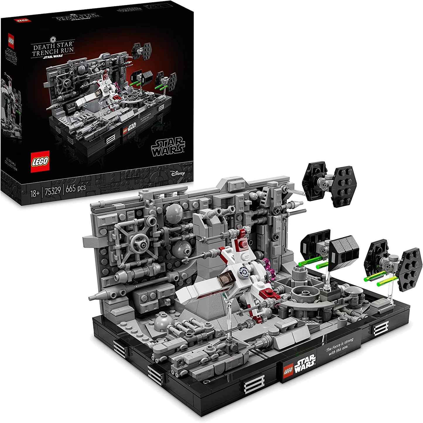 75329 Death Star Trench Run Diorama, Konstruktionsspielzeug