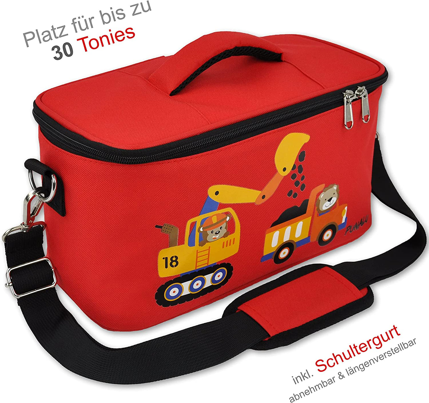Tasche für Toniebox, rot