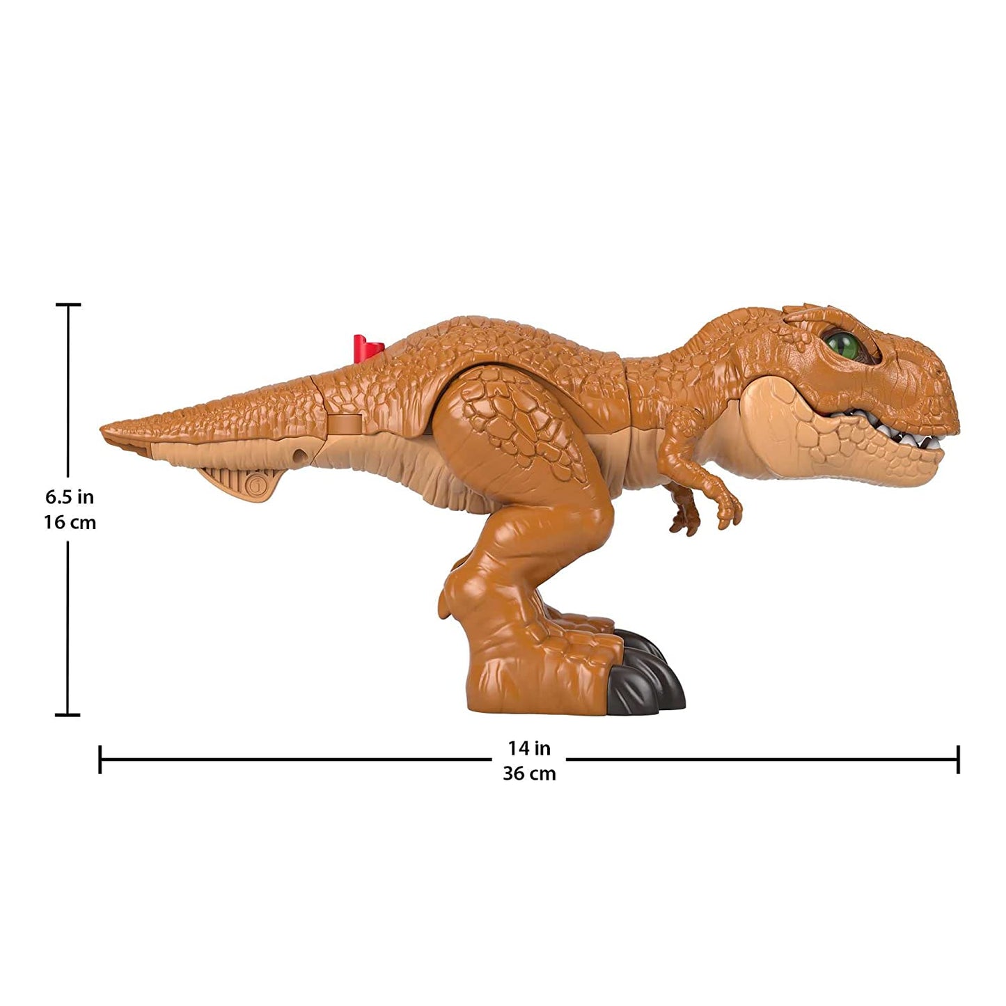 Imaginext Jurassic World Wütender Action T-Rex, Spielfigur