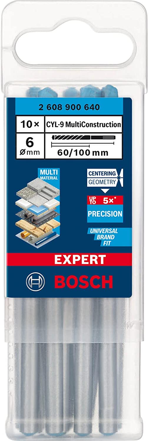 Expert CYL-9 MultiConstruction Bohrer, Ø 6mm, 10 Stück