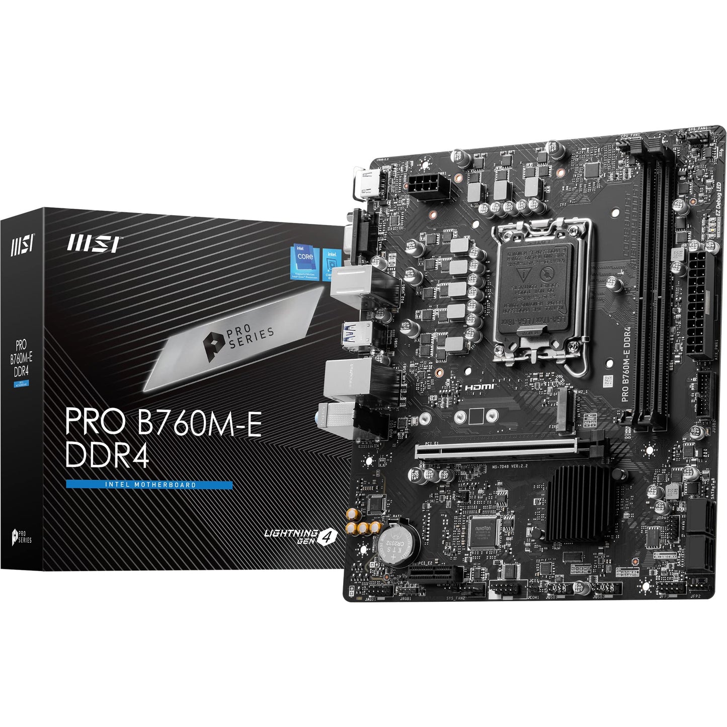 PRO B760M-E DDR4, Mainboard