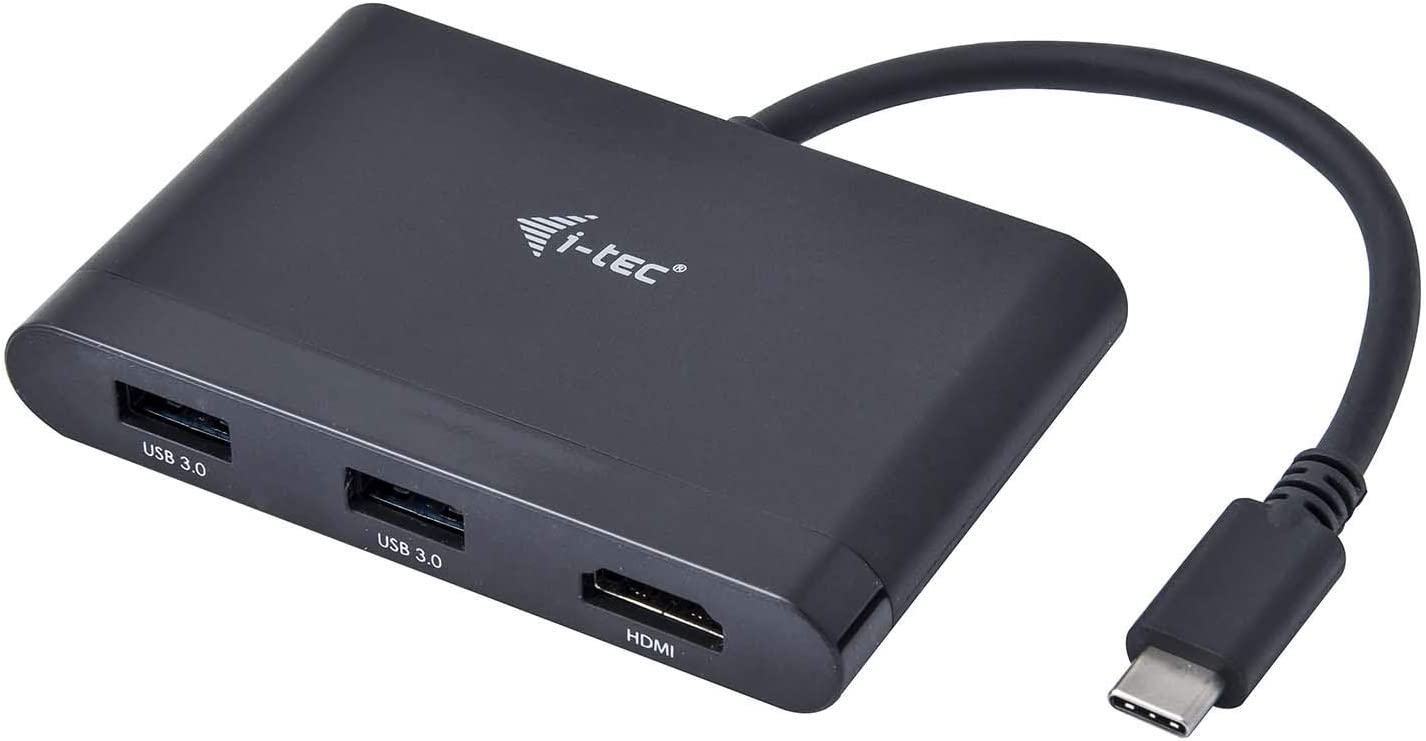 USB 3.2 Gen 1 Multiport-Hub, USB-C Stecker > 2x USB-A Buchse + HDMI Buchse, USB-Hub