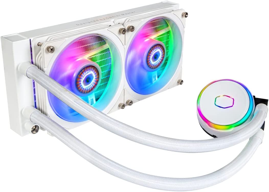 PL240 Flux White Edition 240mm, Wasserkühlung
