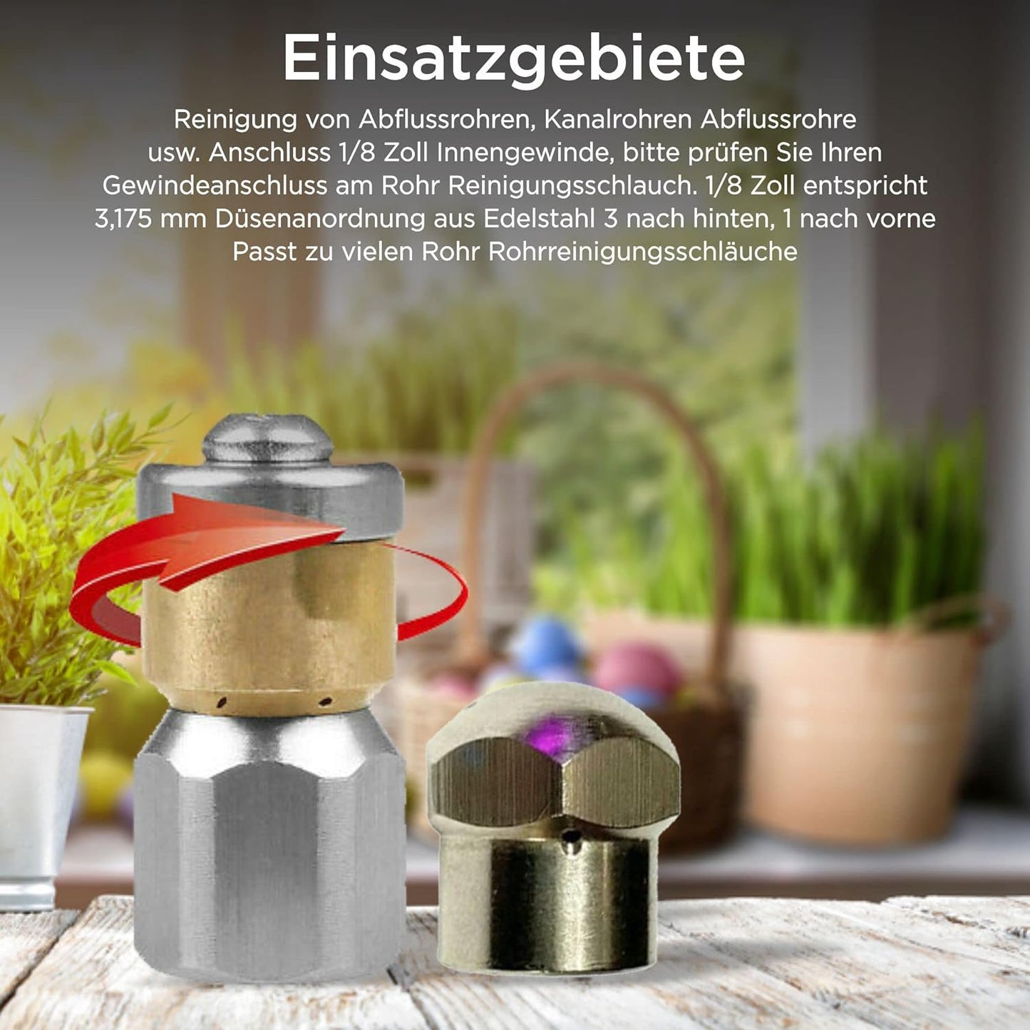 Rohrreinigungsdüse Set