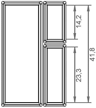 Besteckeinsatz, Besteckeinsatz, Breite: 826 mm (für 90er Korpus)