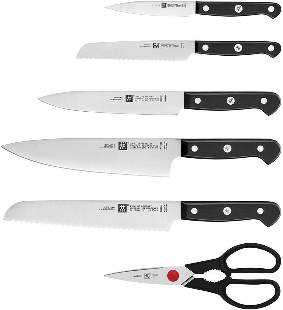 Messerblockset, Gourmet|Single|Schwarz