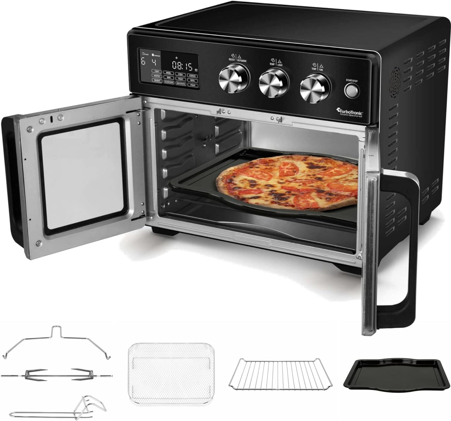 Mini Backofen, Schwarz