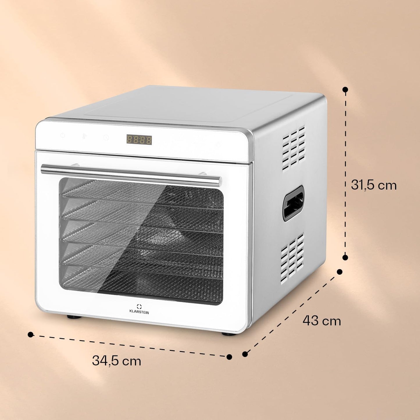 Food Dehydrator, Weiss