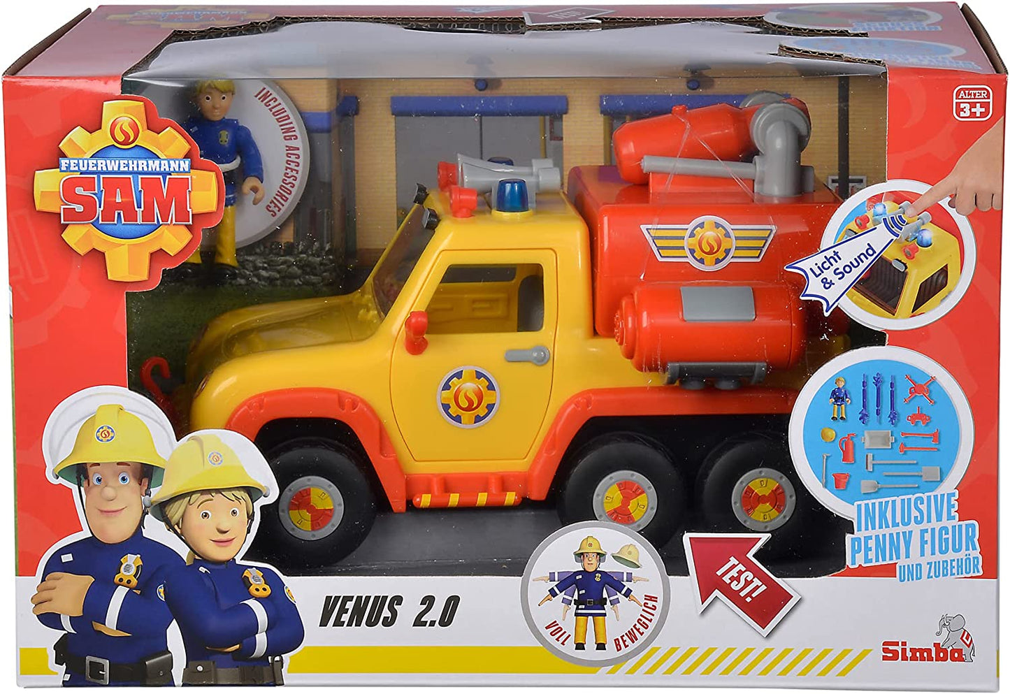 Feuerwehrmann Sam Feuerwehrauto Venus 2.0, Spielfahrzeug