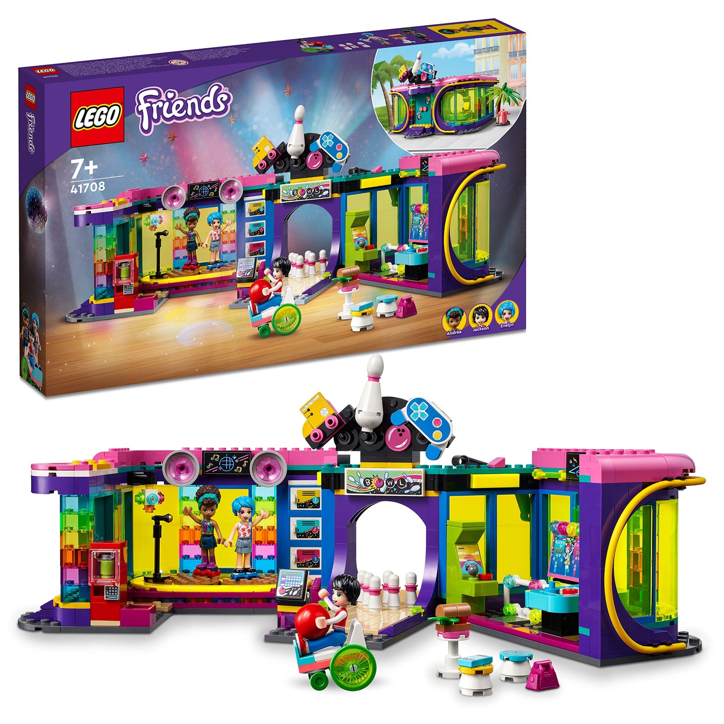 41708 Friends Rollschuhdisco, Konstruktionsspielzeug
