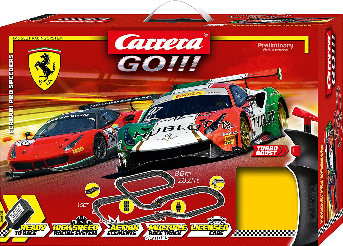 GO!!! Ferrari Pro Speeders, Rennbahn