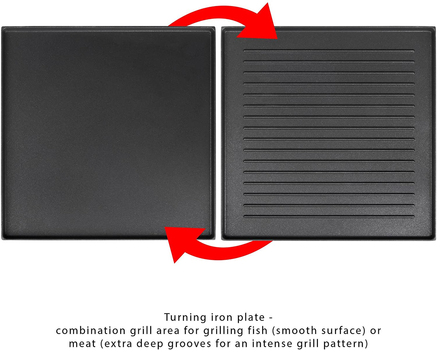 Raclette-Grill PC-RG 1144, Schwarz-edelstahl