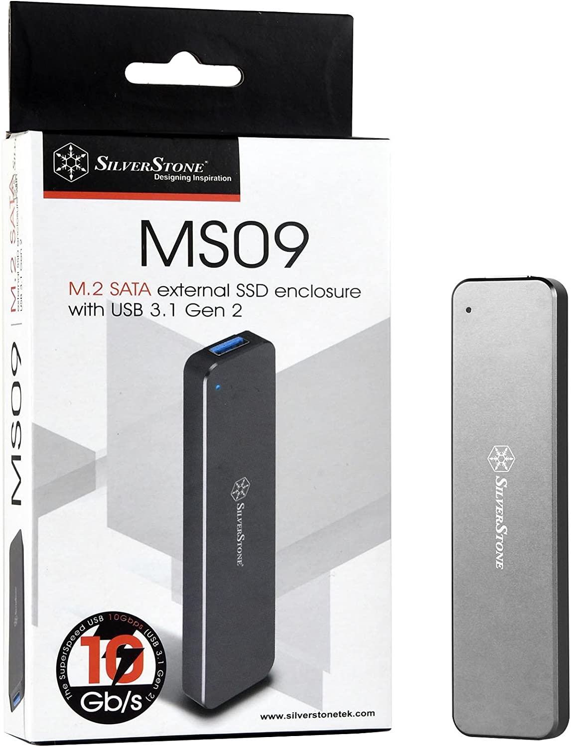SST-MS09C USB 3.1, Laufwerksgehäuse