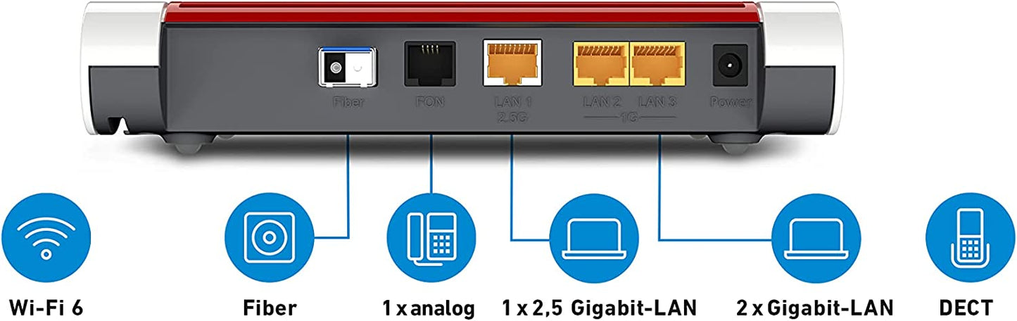 FRITZ!Box 5530 Fiber, Router, Single