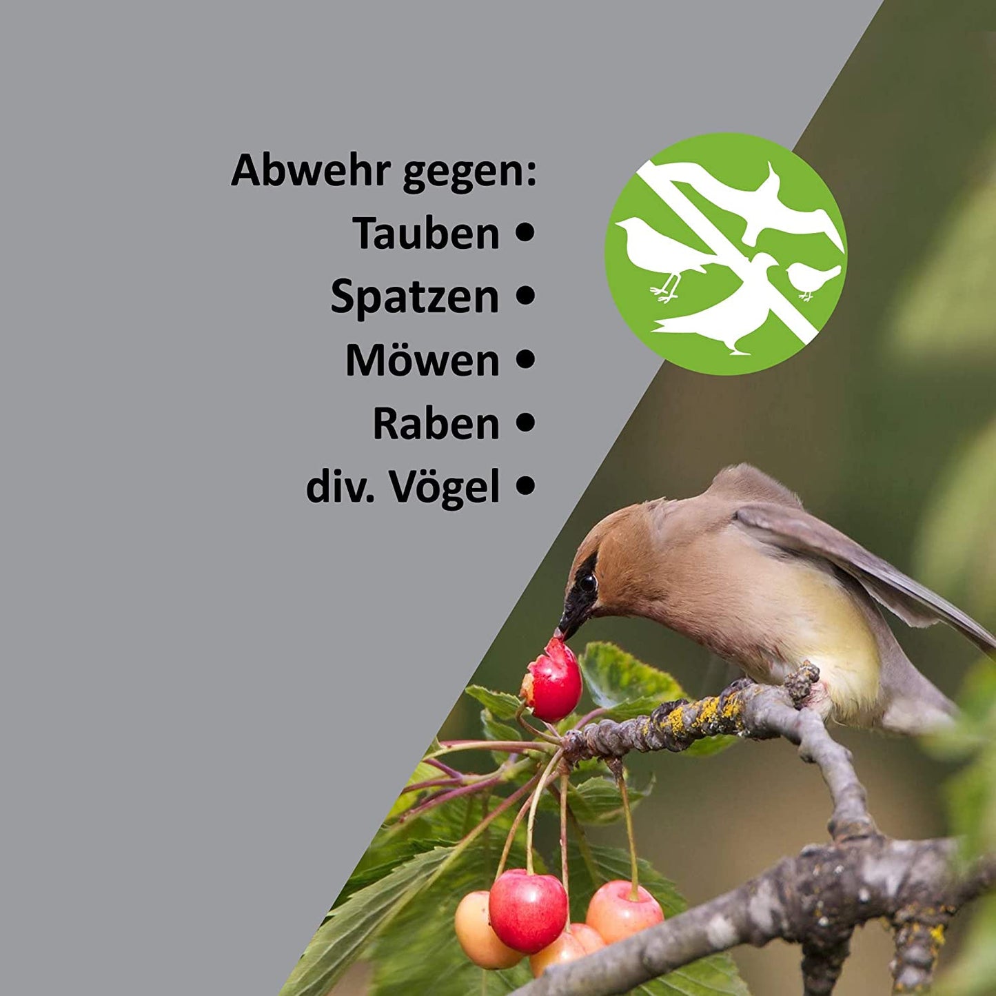 Vogelschreck mit Ultraschall