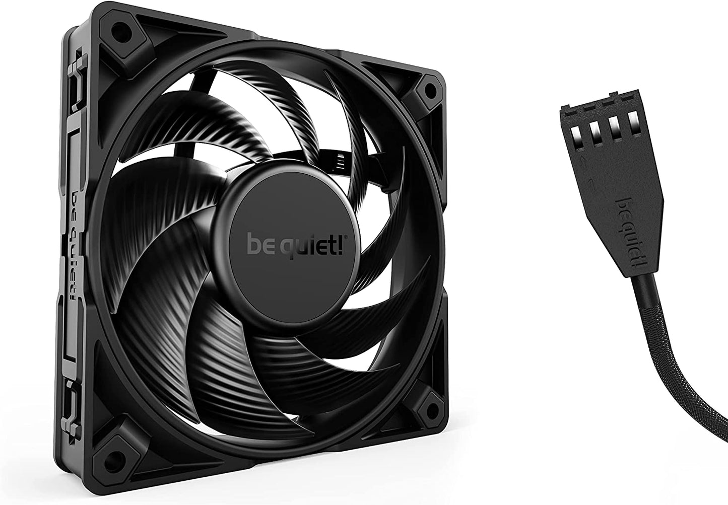Silent Wings Pro 4 PWM 120x120x25, Gehäuselüfter, Schwarz 120mm 120mm PWM Pro