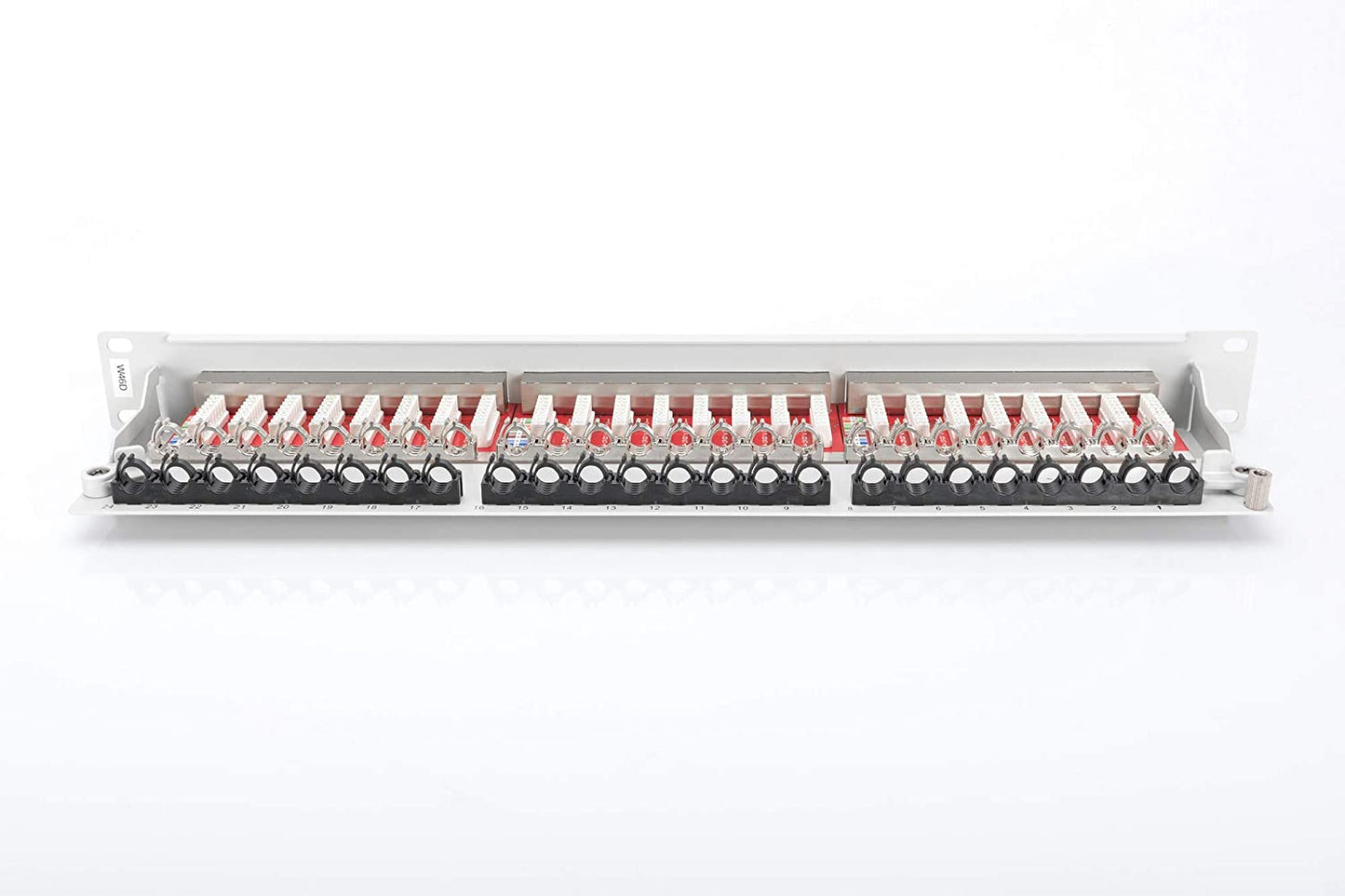 DN-91624S-EA-B, Patchpanel, 1 HE - 24 Port Schwarz