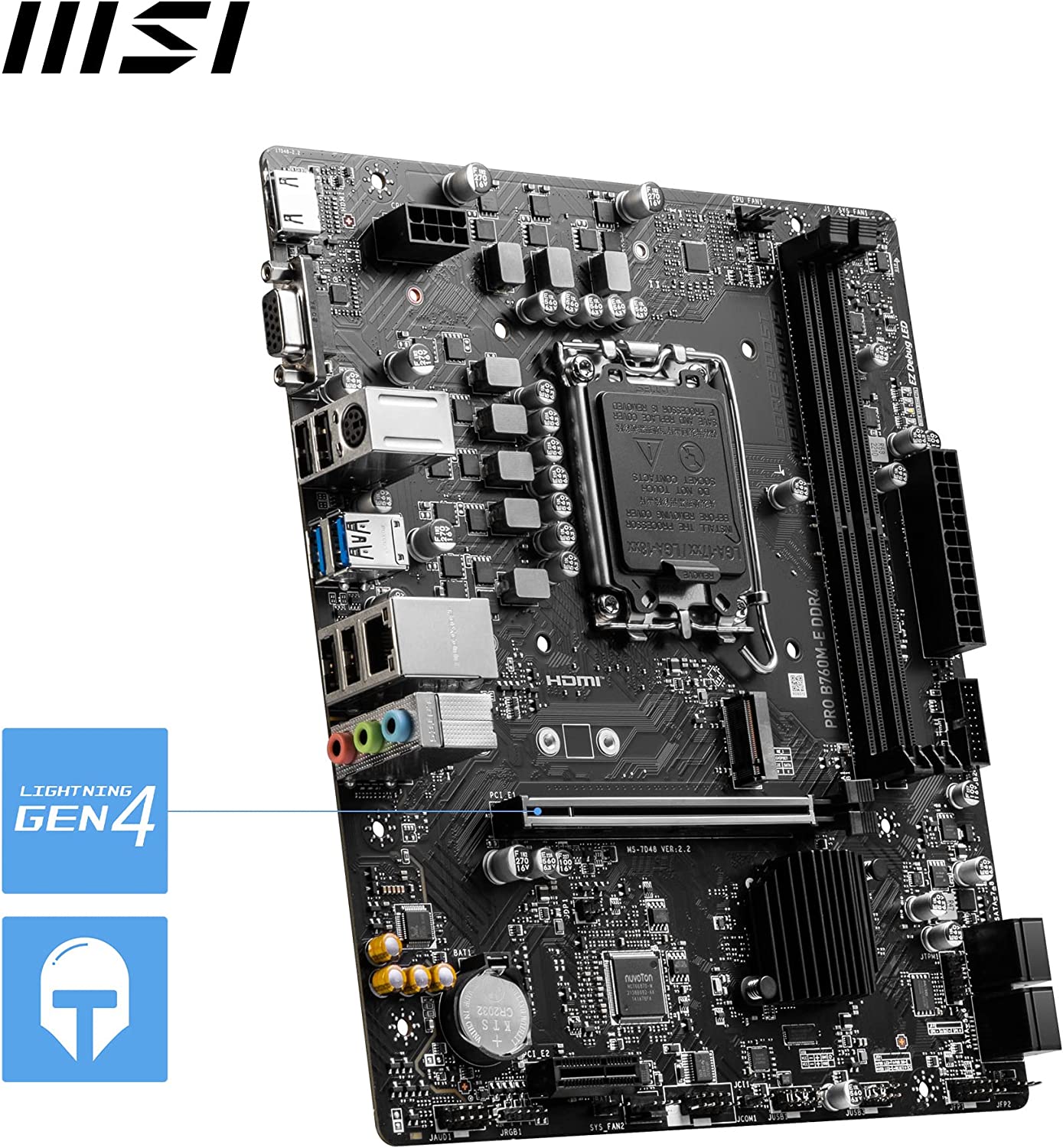 PRO B760M-E DDR4, Mainboard