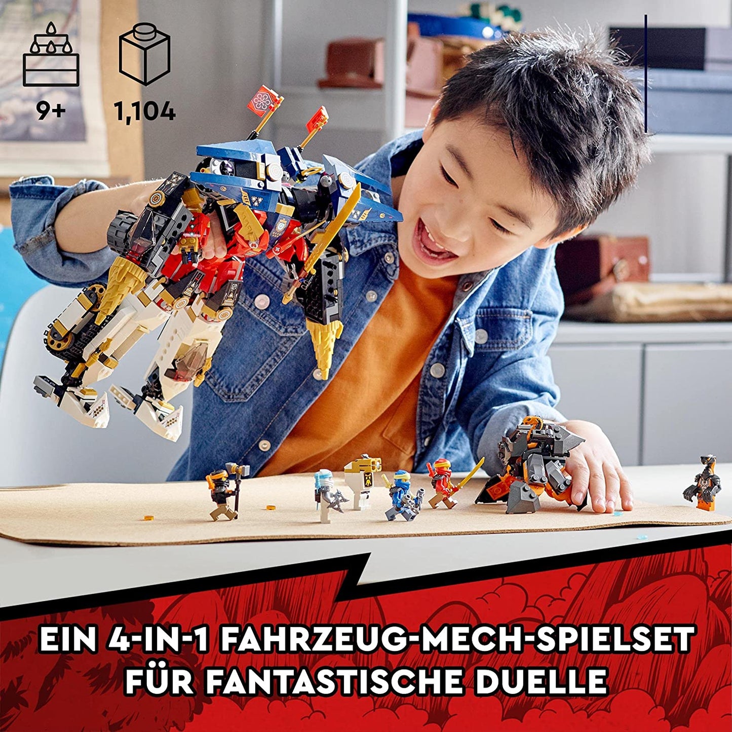 71765 NINJAGO Ultrakombi-Ninja-Mech, Konstruktionsspielzeug