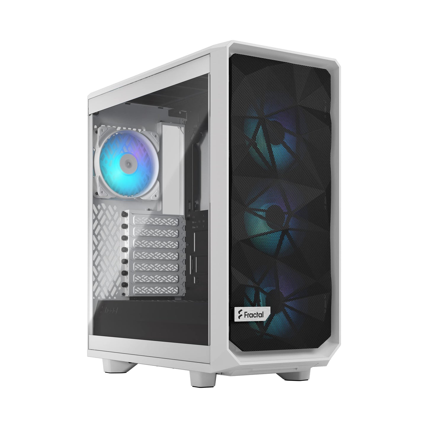 Meshify 2 Compact RGB White TG Clear Tint, Tower-Gehäuse, RGB White TG Clear Tint