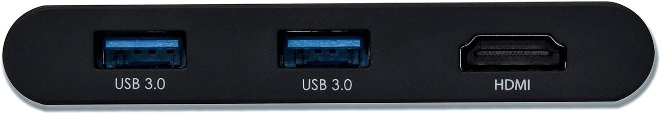 USB 3.2 Gen 1 Multiport-Hub, USB-C Stecker > 2x USB-A Buchse + HDMI Buchse, USB-Hub