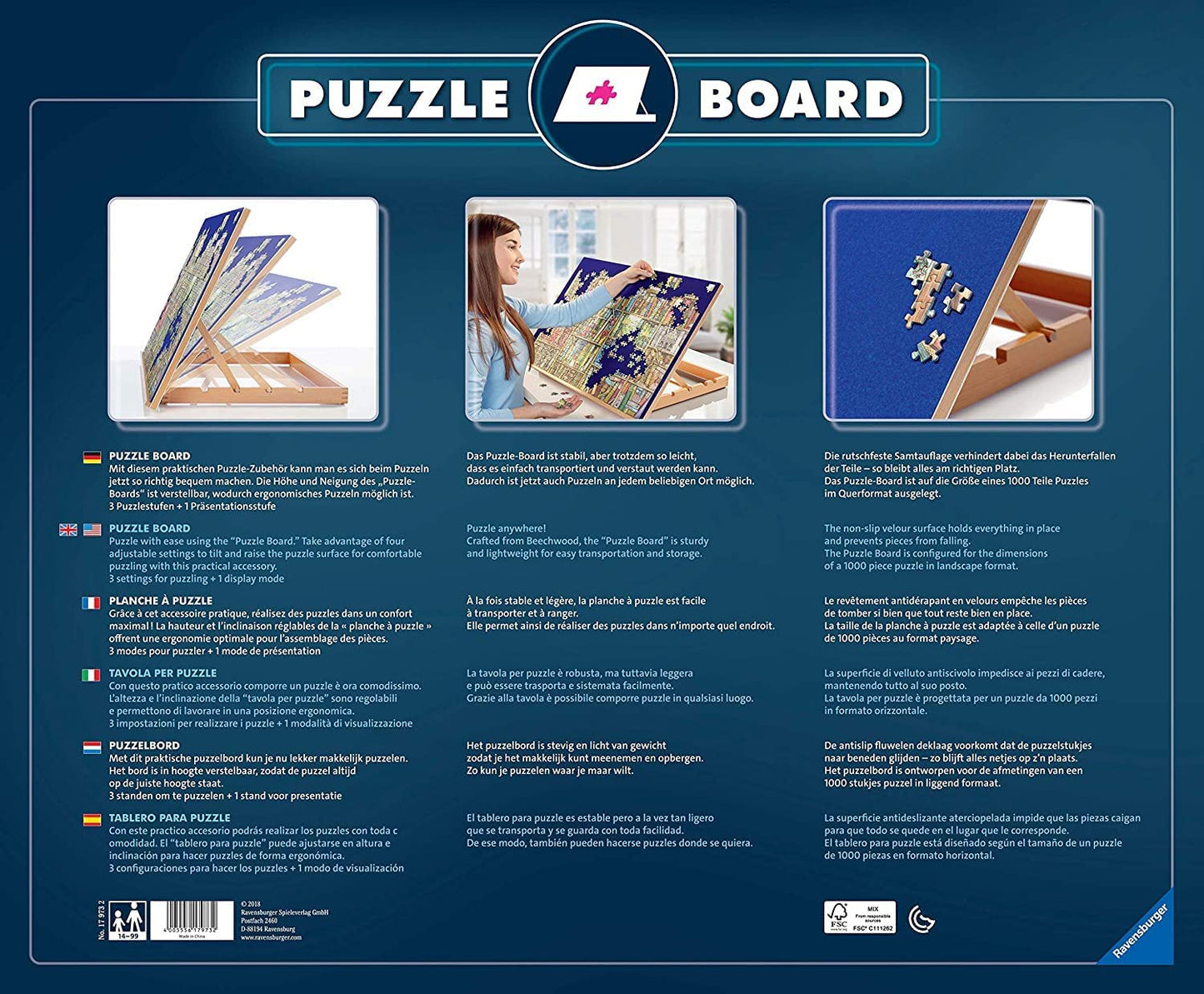 Puzzle-Board, Gestell