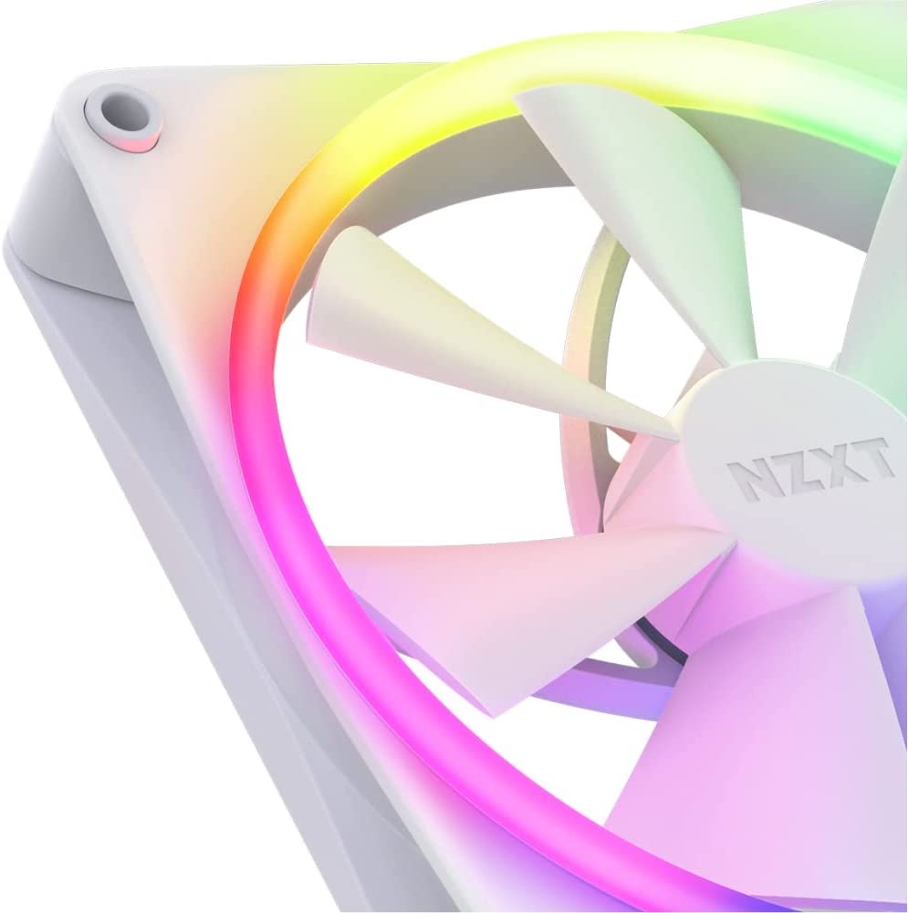 F140 RGB Single 140x140x26, Gehäuselüfter, Weiss 140mm RGB