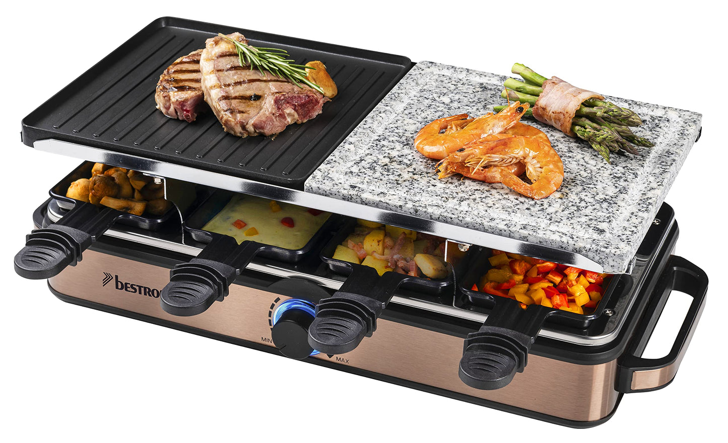 2-in-1 Raclette-Partygrill