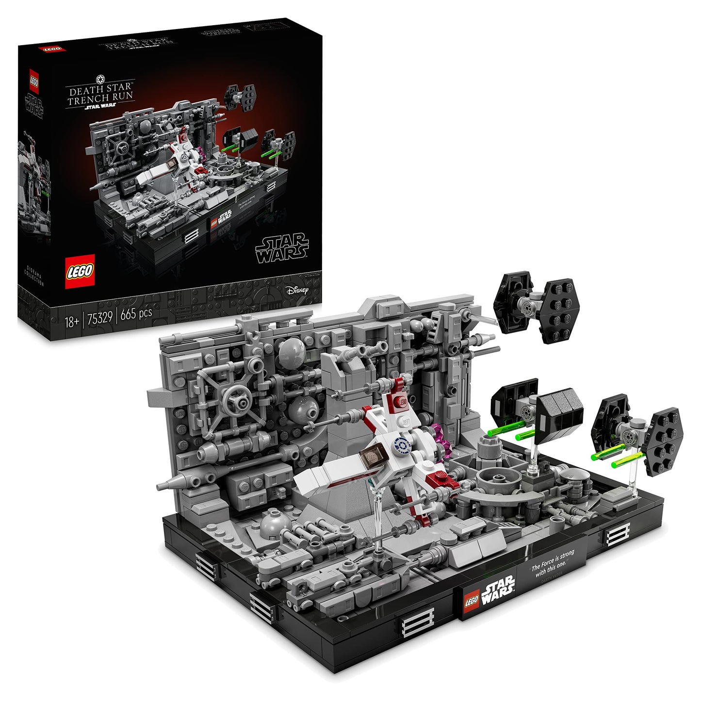 75329 Death Star Trench Run Diorama, Konstruktionsspielzeug