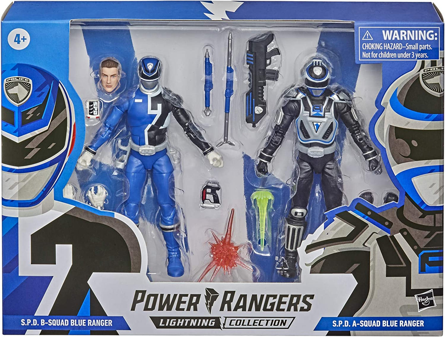 Power Rangers Lightning Collection S.P.D. B-Squad Blauer Ranger Vs A-Squad Blauer Ranger, Spielfigur