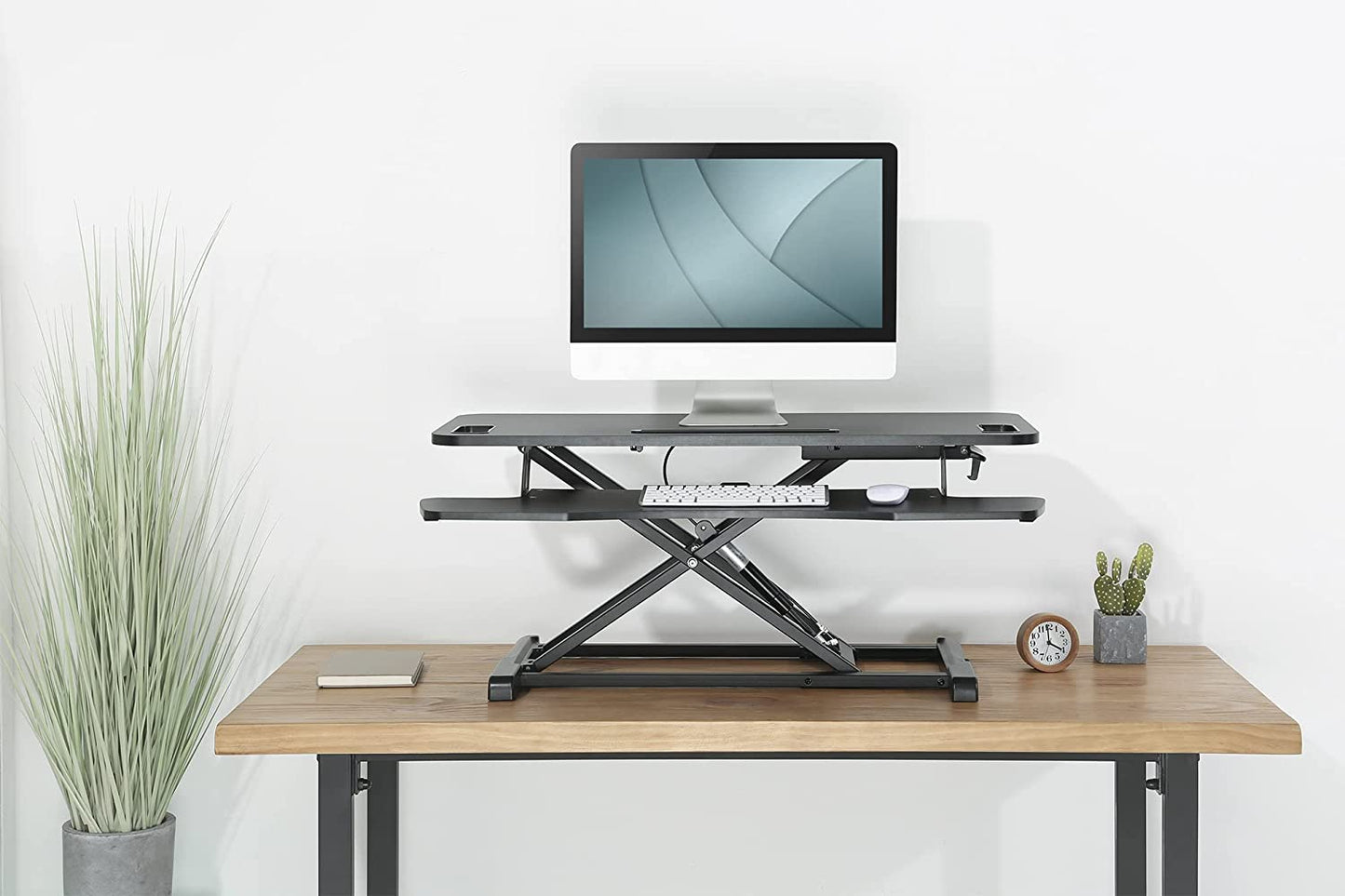 Ergonomischer Schreibtischaufsatz, Monitorhalterung
