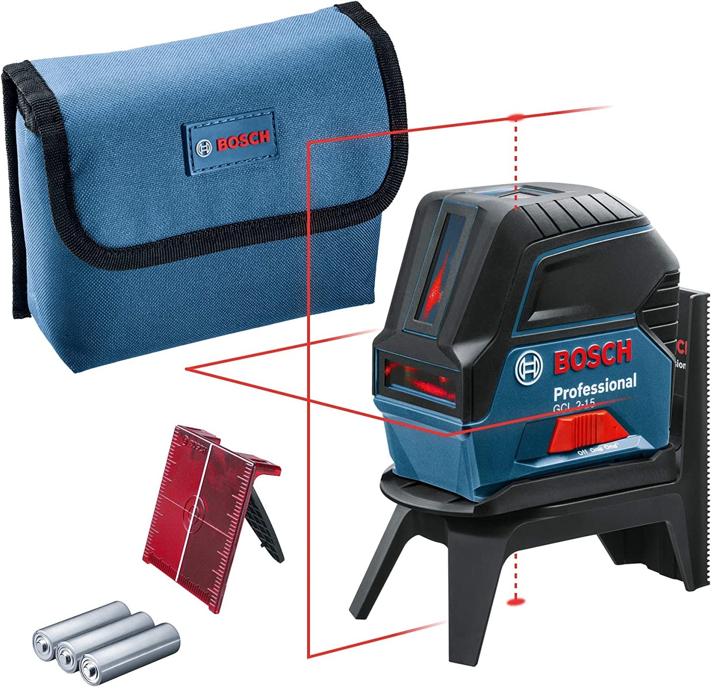 Kombilaser GCL 2-15 Professional, Kreuzlinienlaser