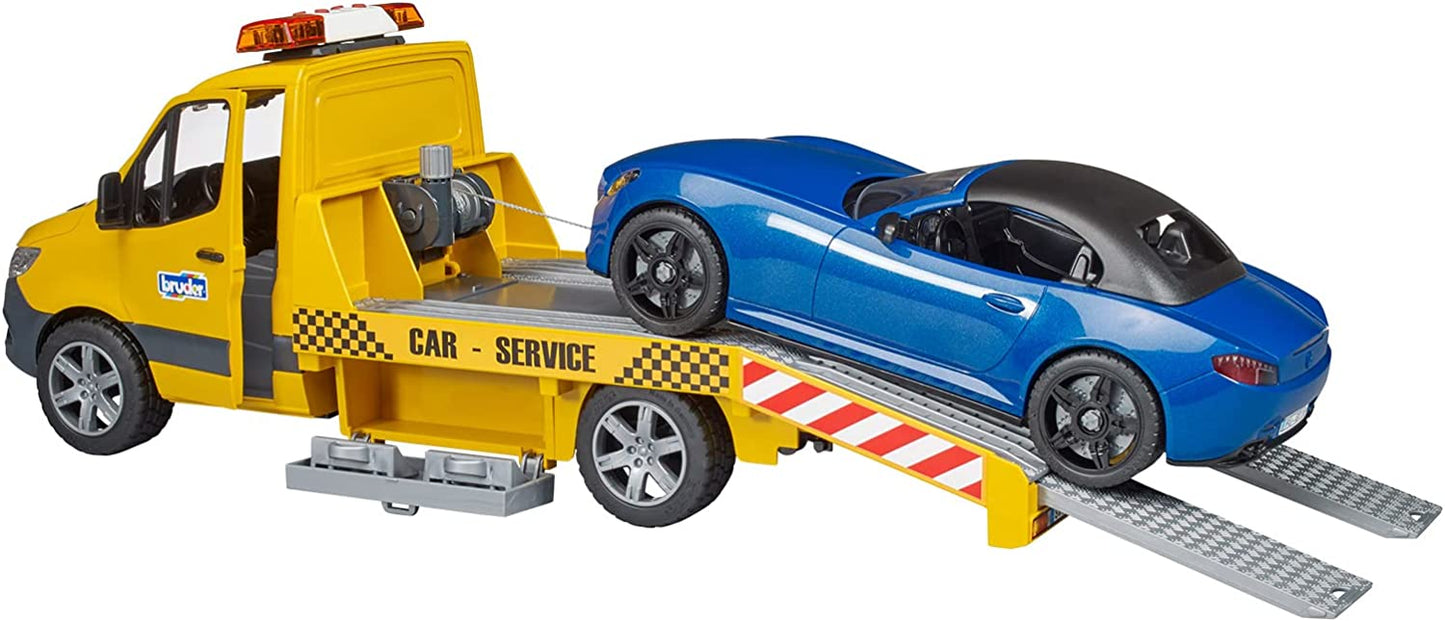 MB Sprinter Autotransporter mit Light & Sound Modul , Modellfahrzeug