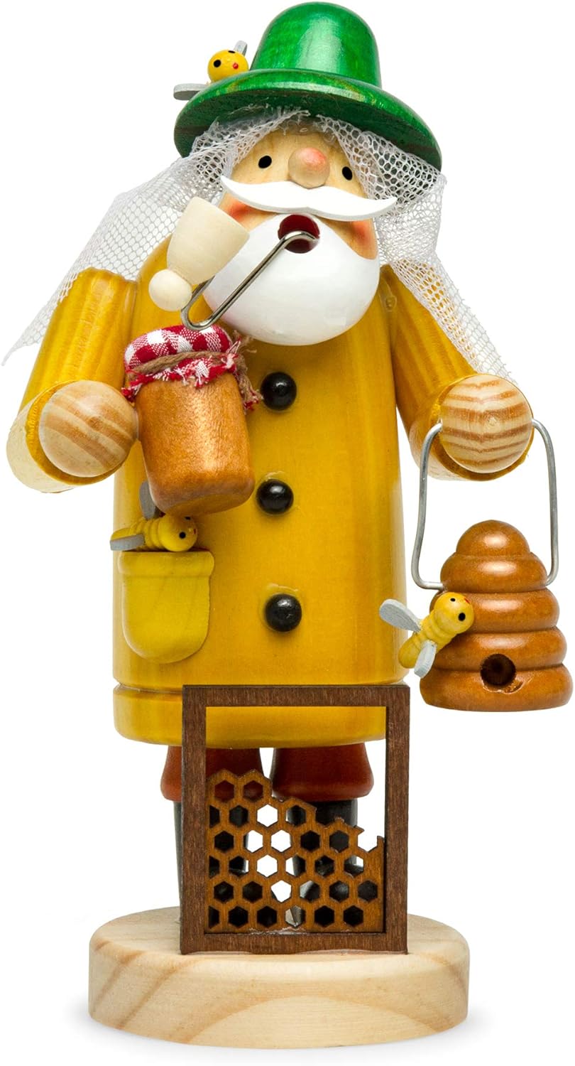 RM-A Räuchermännchen, Höhe ca. 15 cm, A27 Gelb - Imker