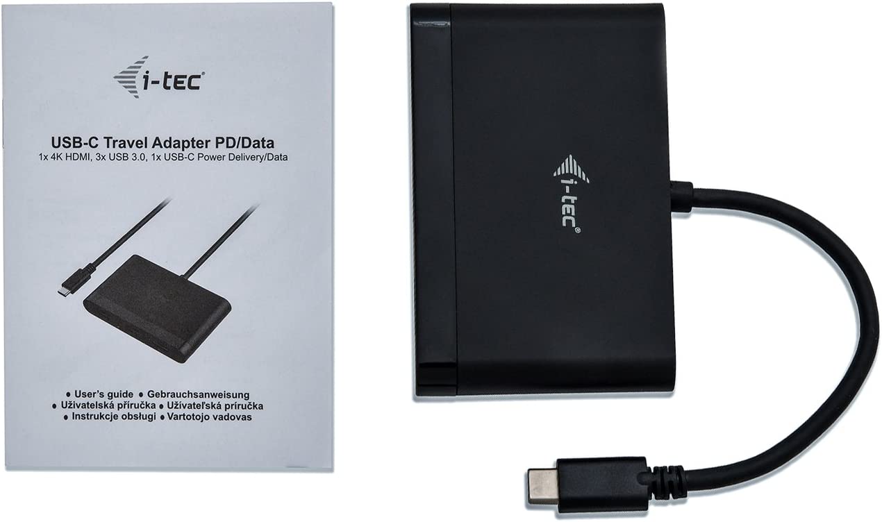 USB 3.2 Gen 1 Multiport-Hub, USB-C Stecker > 2x USB-A Buchse + HDMI Buchse, USB-Hub