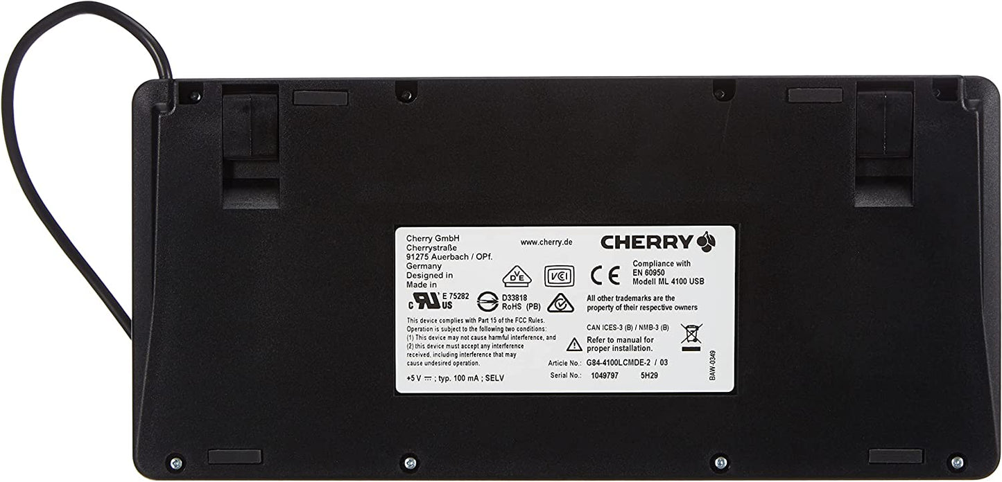 Slim G84-4100 Flach, Tastatur