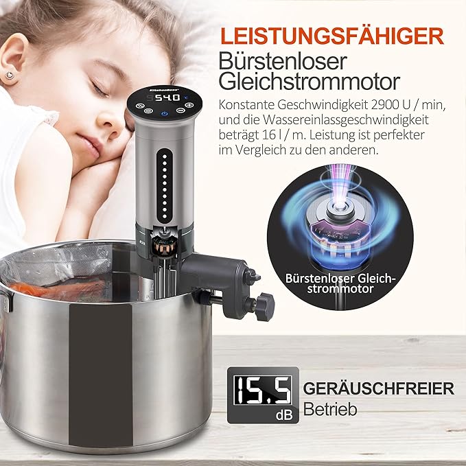 Präzisionskocher, 310/Silber mit 5 Stk Vakuumierbeutel, G310/Silber mit 5 Stk Vakuumierbeutel, Single