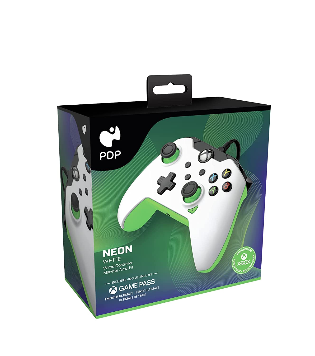 Wired Controller - Neon White, Gamepad, Neon White