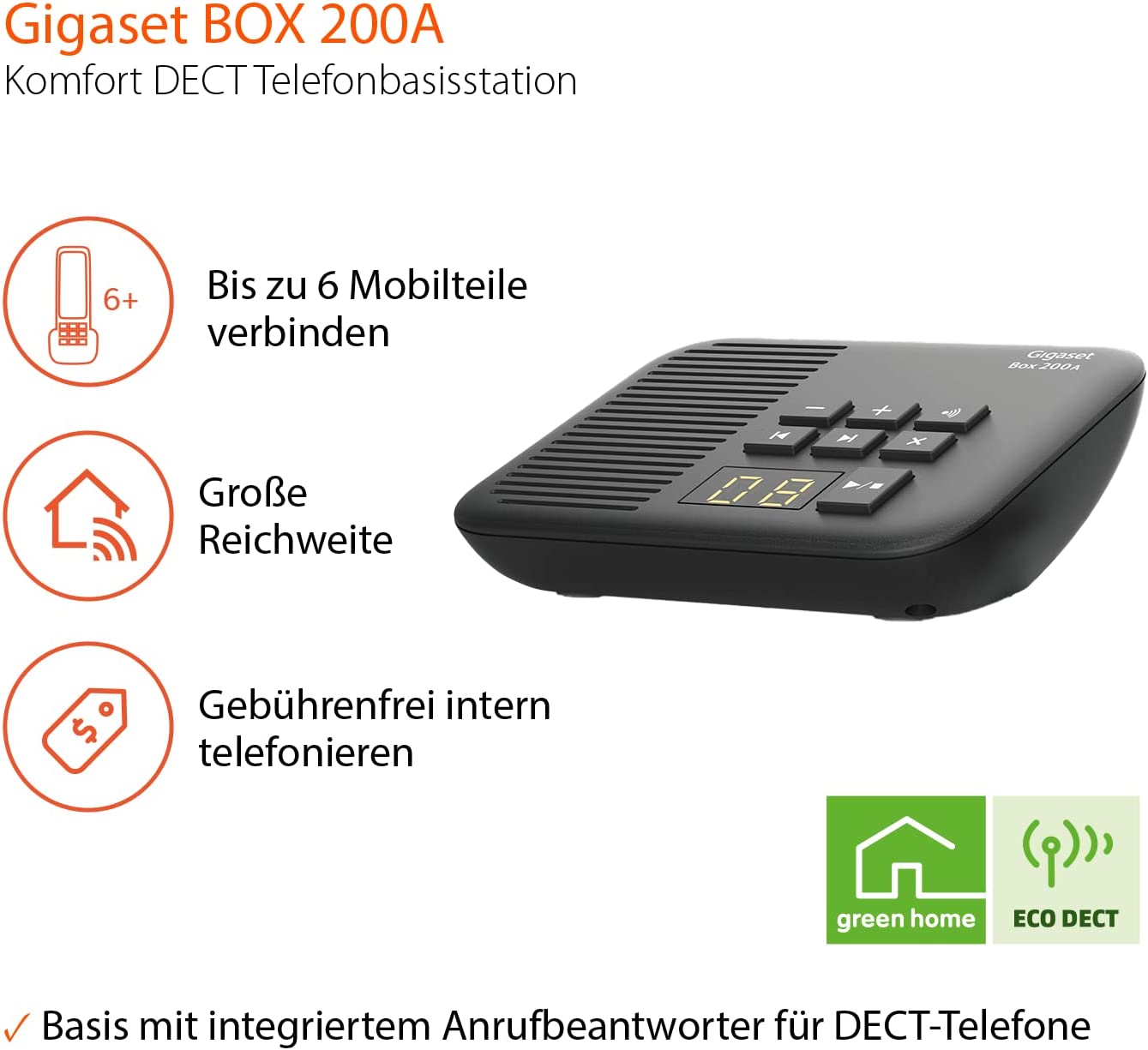 Box 200A, Telefonanlage