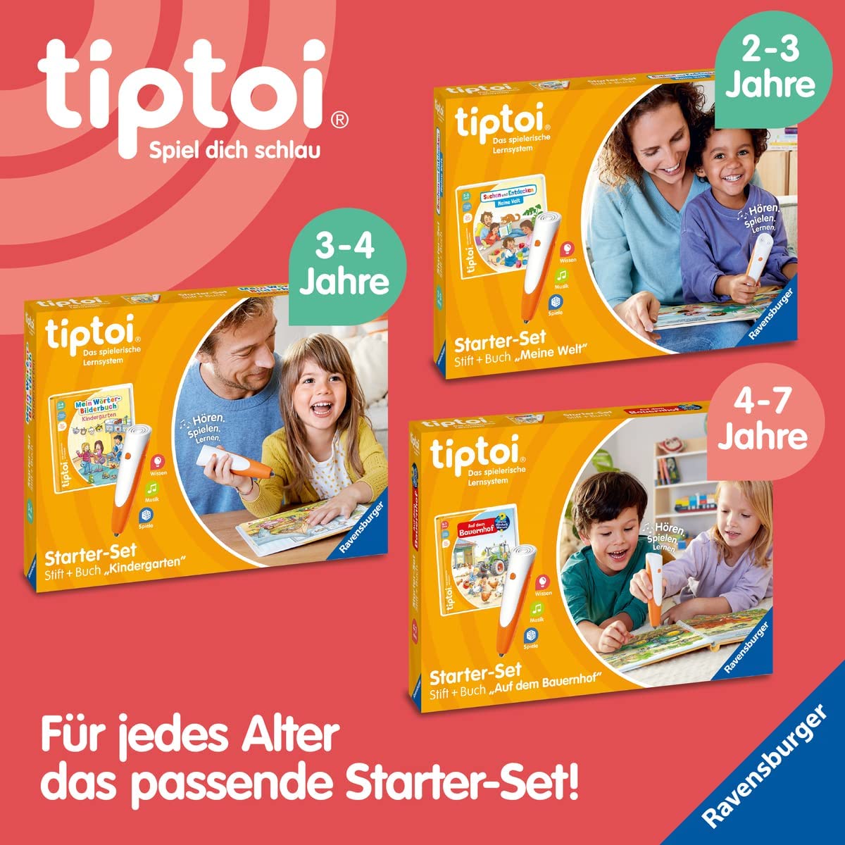tiptoi Starter-Set: Wieso? Weshalb? Warum? Auf dem Bauernhof, Lernbuch, Neues Design Single
