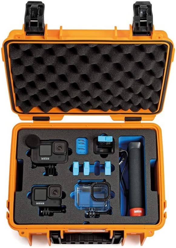 outdoor.case Typ 3000 GoPro9, Koffer, Orange 3x GoPro Hero 9 / 10 / 11 / 12