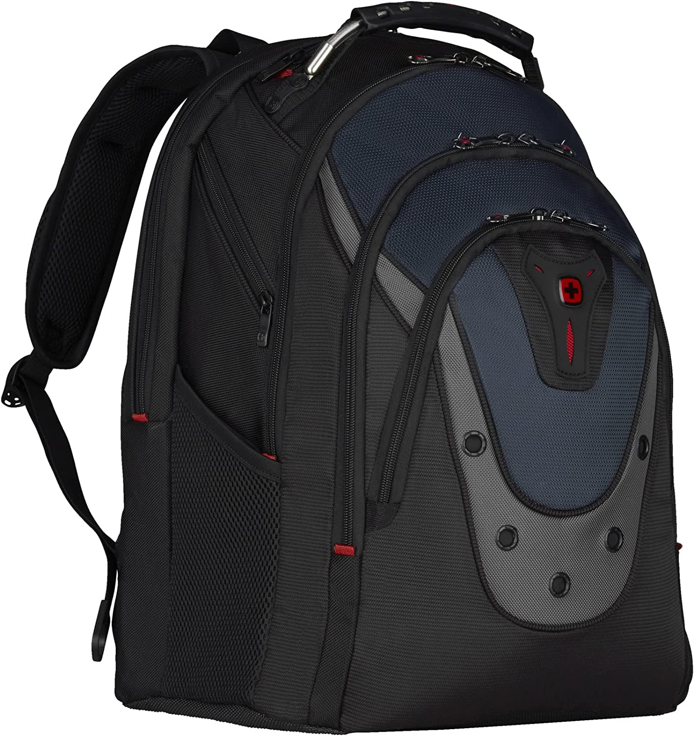 IBEX, Rucksack, Mittelgross Schwarz / Blau / Silberfarben