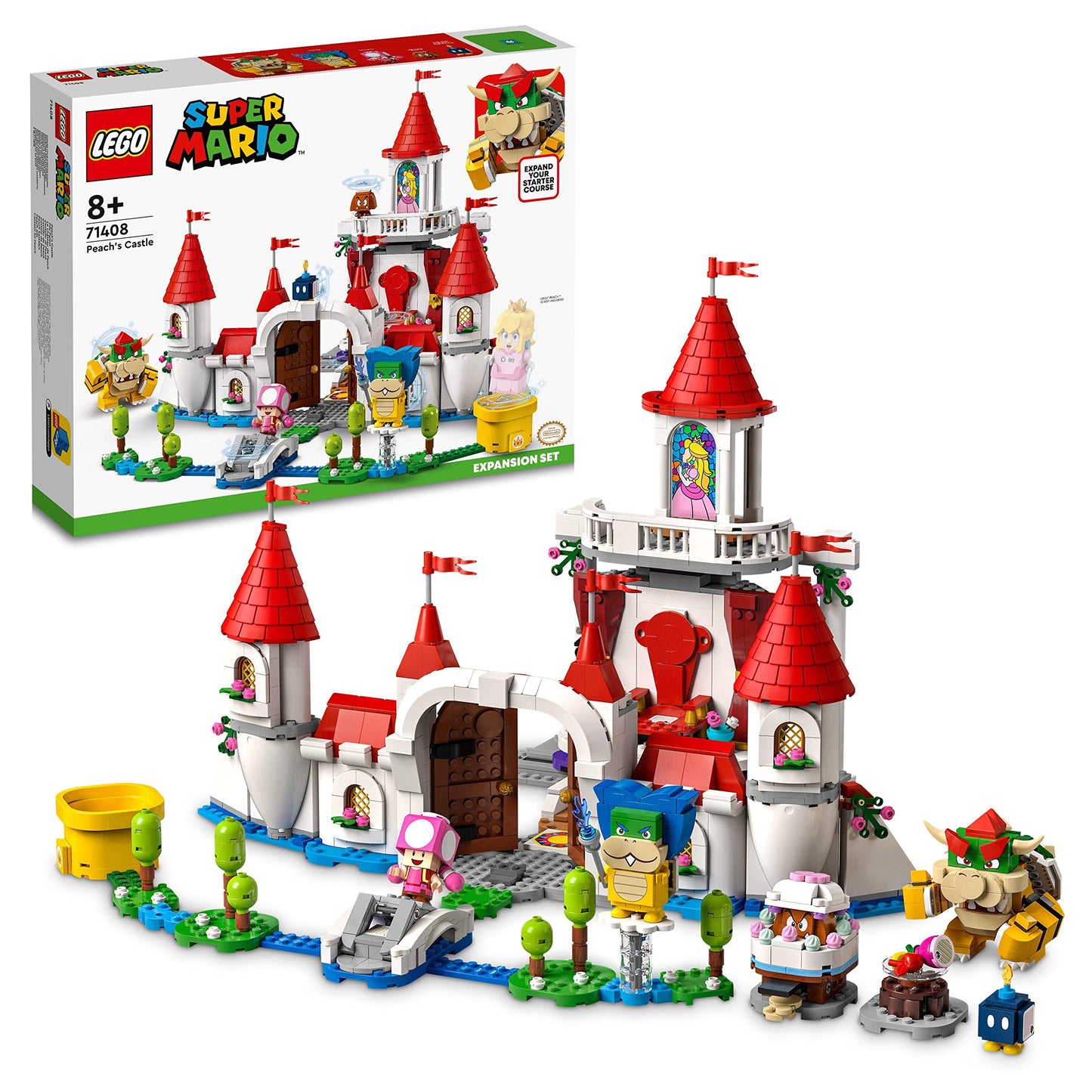 71408 Super Mario Princess Peach Palast – Erweiterungsset, Konstruktionsspielzeug