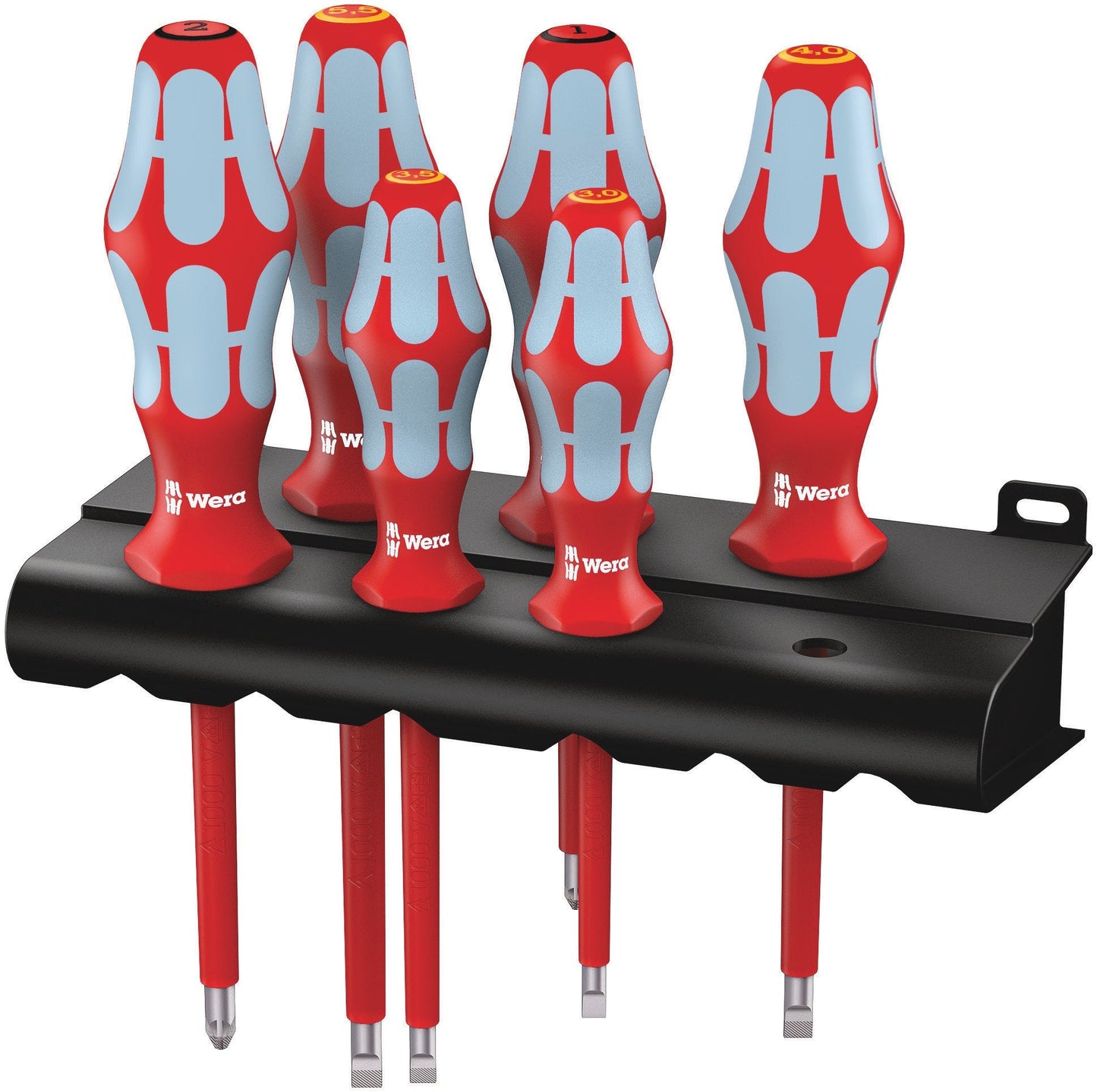 3165 i/6 Schraubendrehersatz, Edelstahl + Rack
