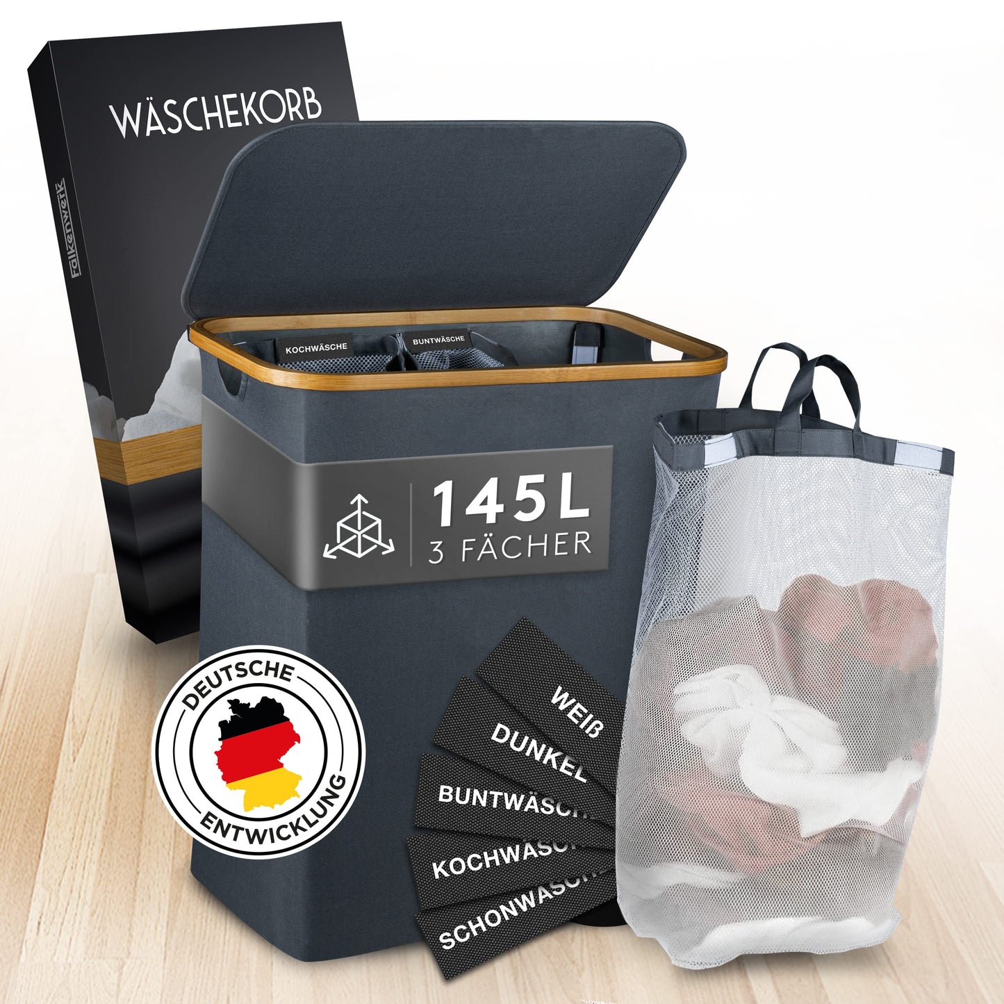 Wäschesammler, Wäschesammler, anthrazit