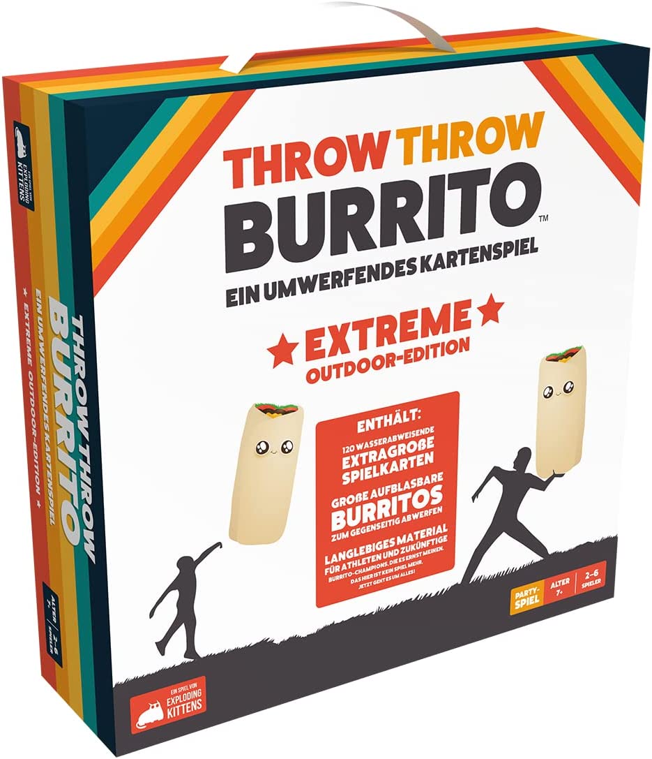 Throw Throw Burrito: Extreme Outdoor-Edition, Partyspiel
