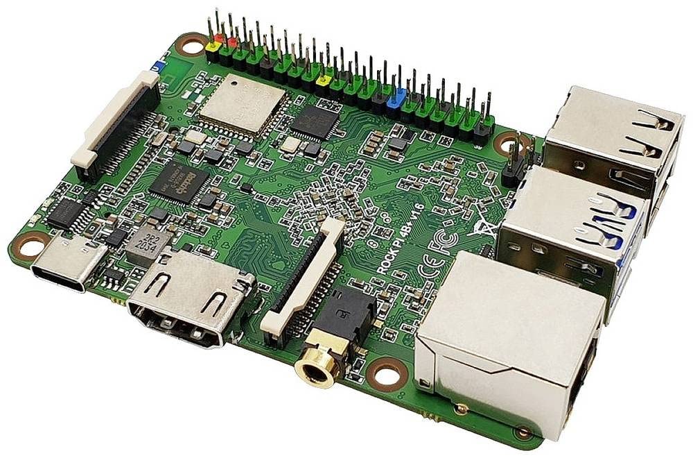 Rock PI 4 Model B, Mainboard