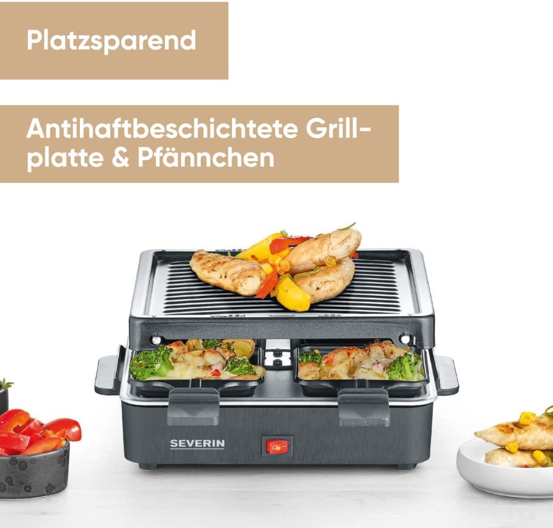 Mini Raclette-Grill RG 2370, Raclette-Grill Mini, 4 Personen